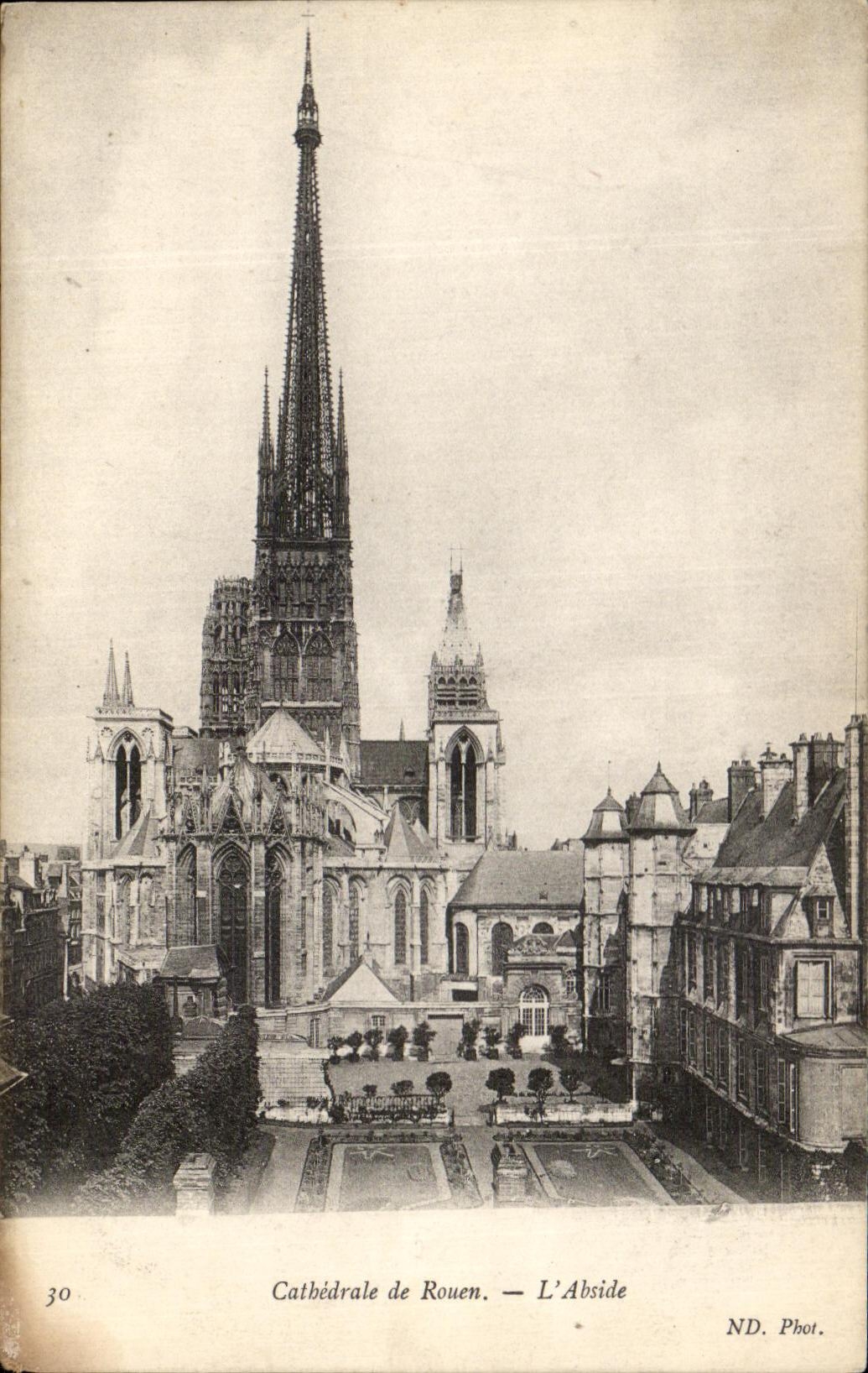 CPA Cathedral of Rouen the Apse