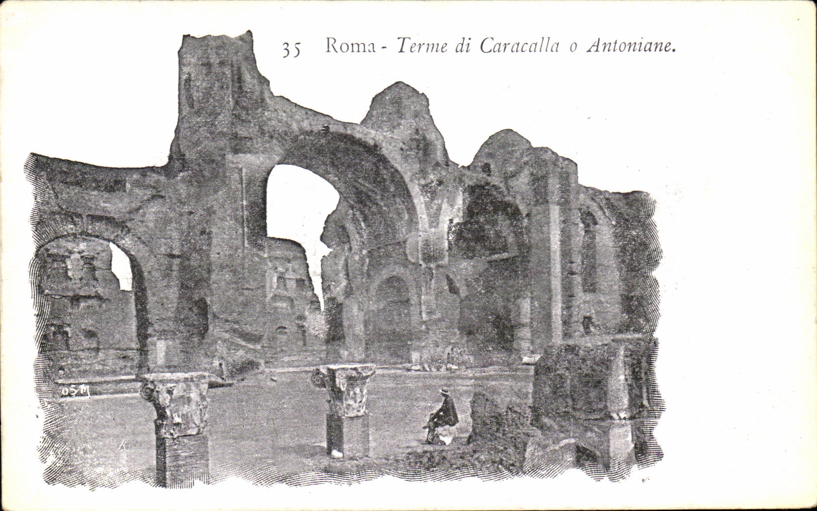 CPA Roma Terme di Caracalla o Antomiane