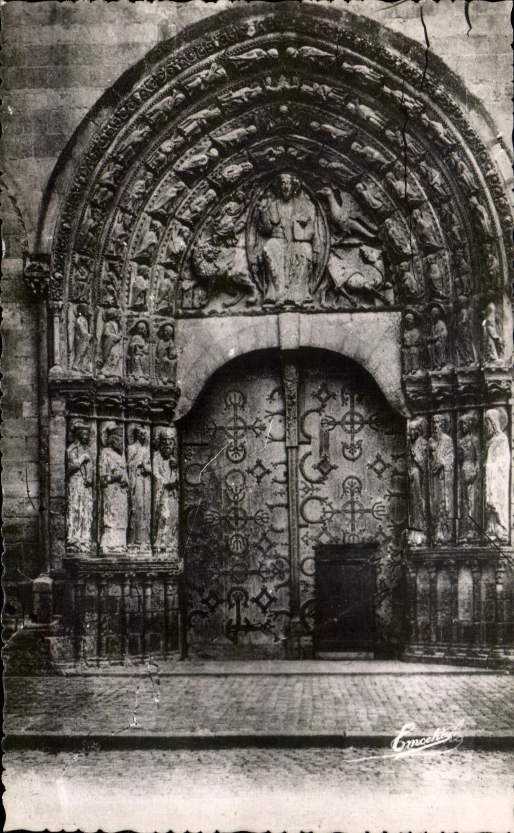 CPSM Angers Le Portail De La Cathedrale