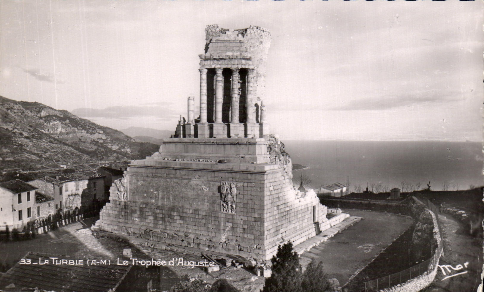 CPSM La Cote D'Azur La Turbie Le Trophee D'Auguste