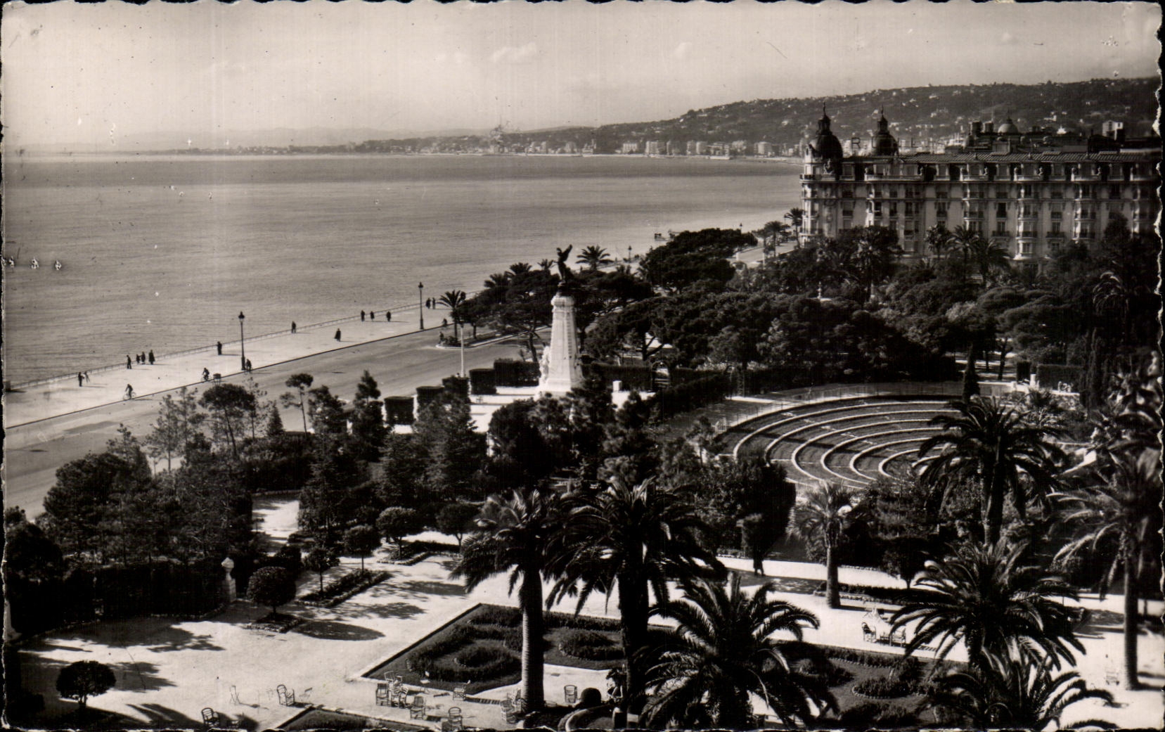 CPSM Nice Les Jardins Albert Theatre de Verdure