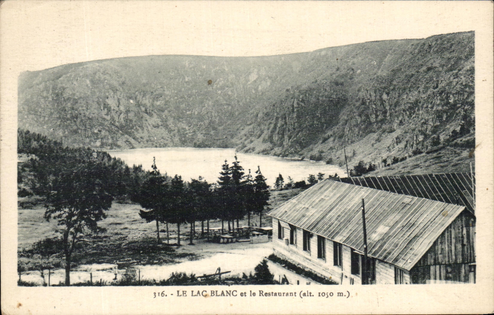 CPA the White Lake and the Restaurant