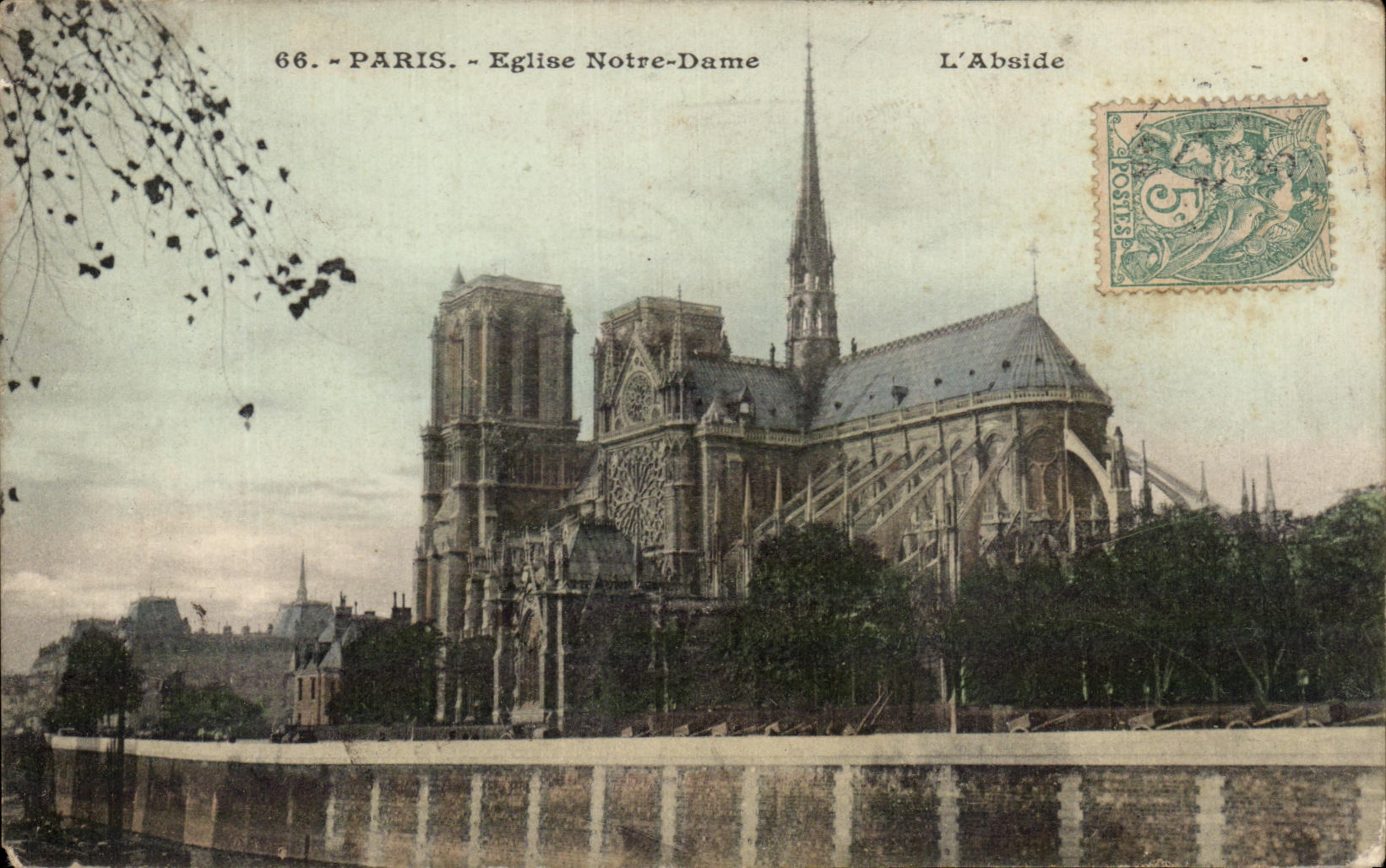 CPA Paris Notre Dame Church the Apse