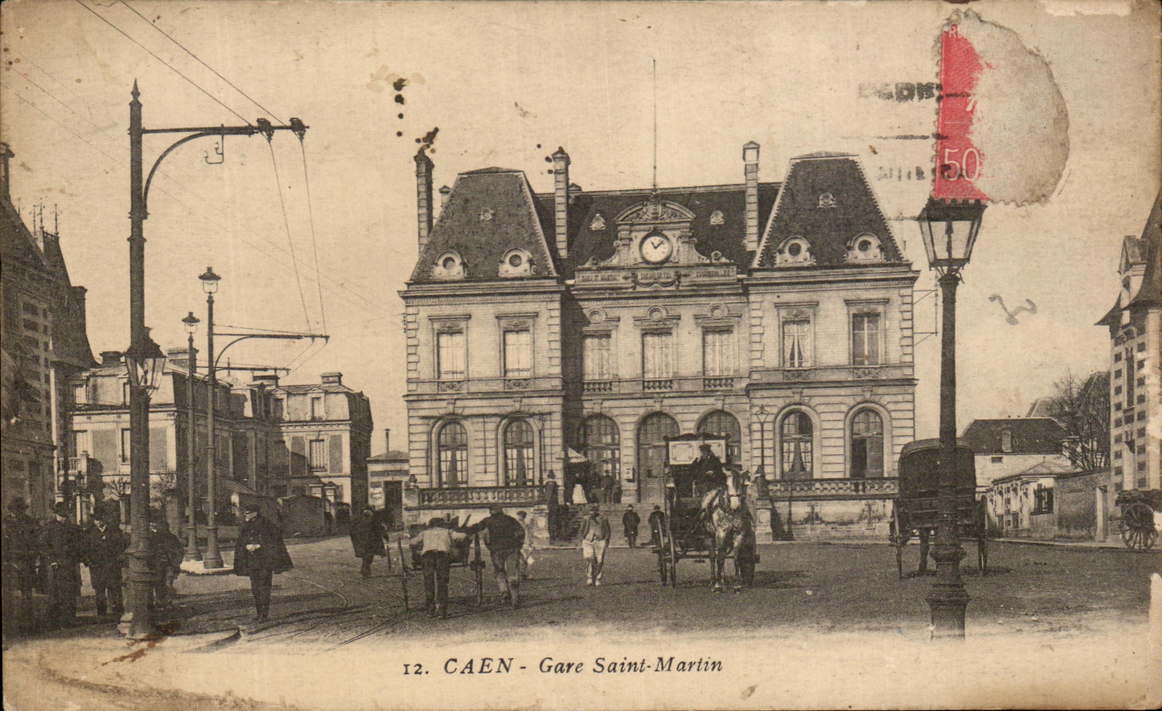 CPA Caen parquea a santo de Martin