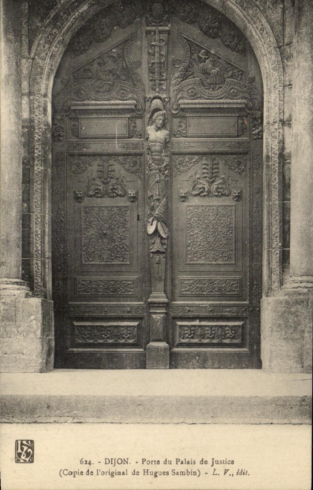 CPA Dijon Porte du Palais de Justice 