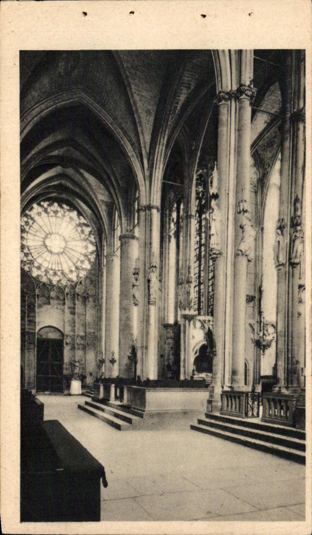 CPA Cite De Carcassonne Eglise Saint Nazaire Le Choeur