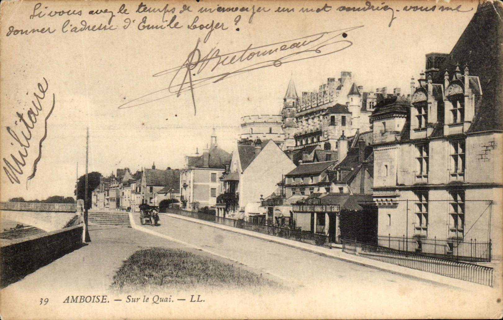CPA Amboise Sur le Quai