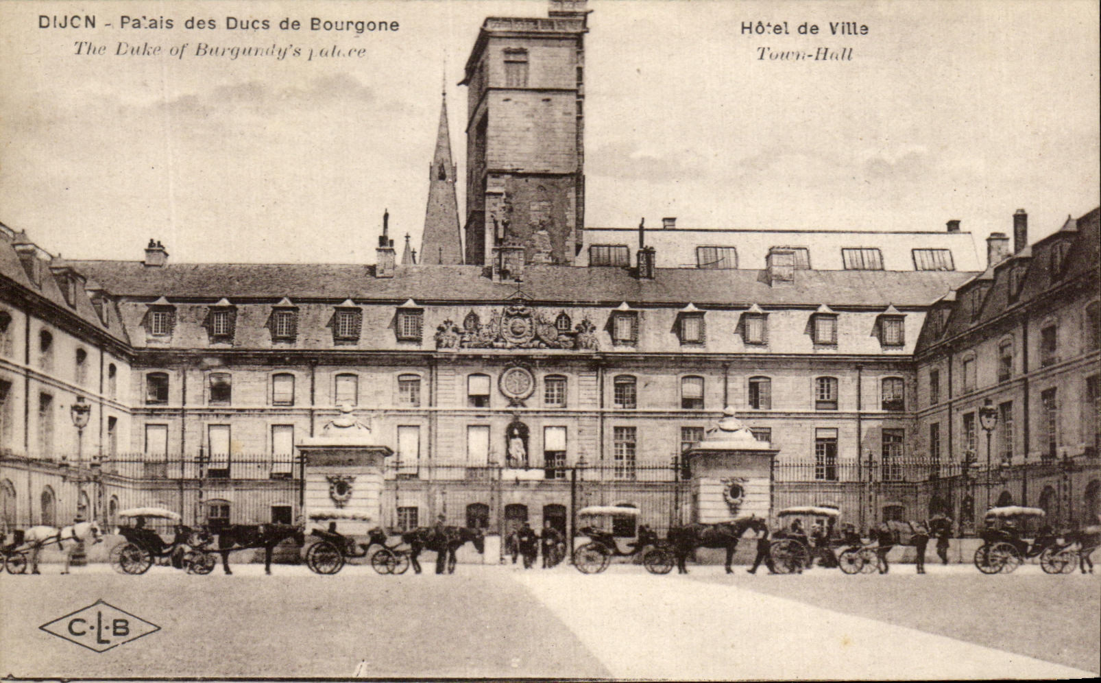 CPA Dijon Palais Des Ducs de Bourgone Hotel de Ville