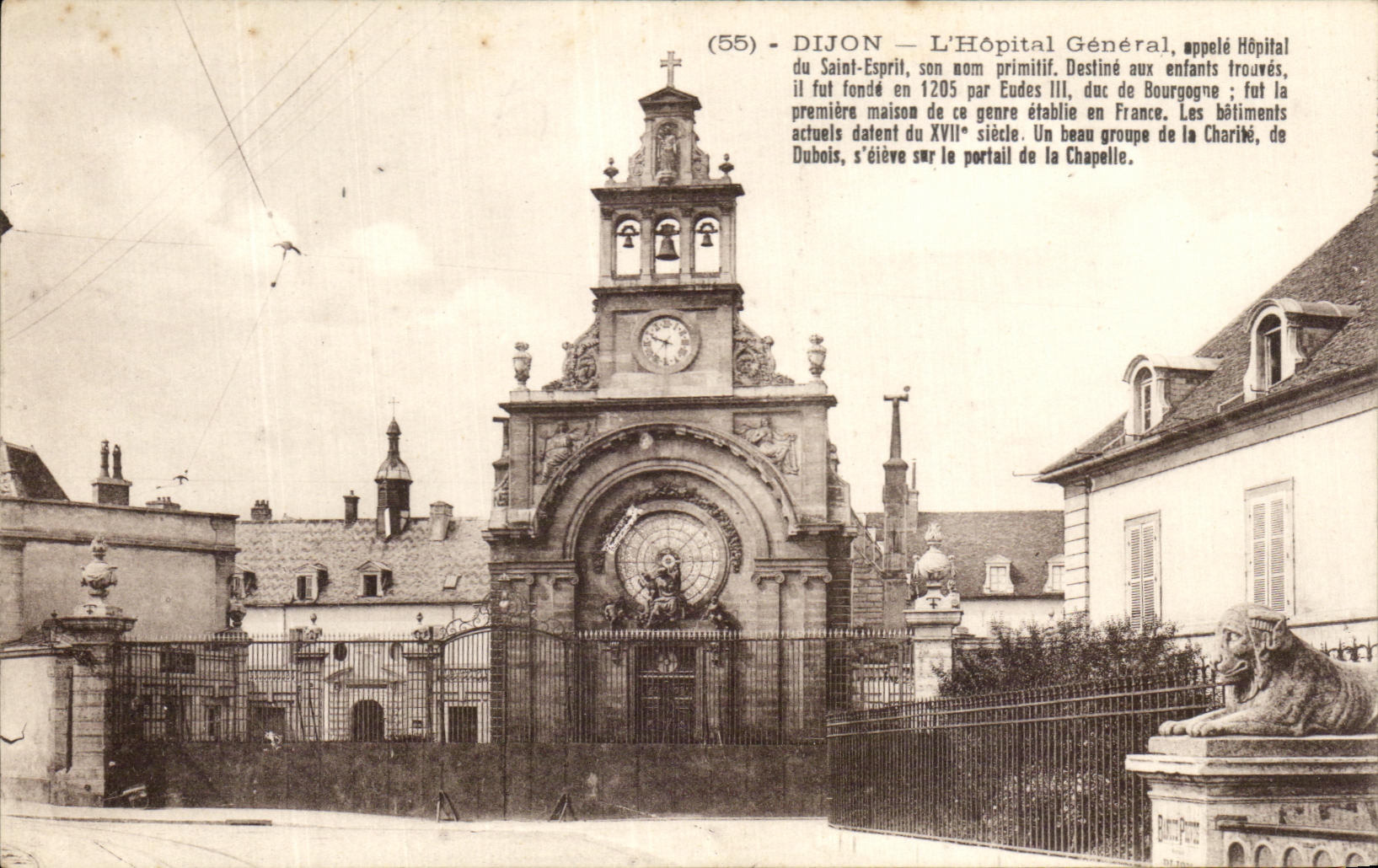 CPA Dijon L'Hopital General Lion