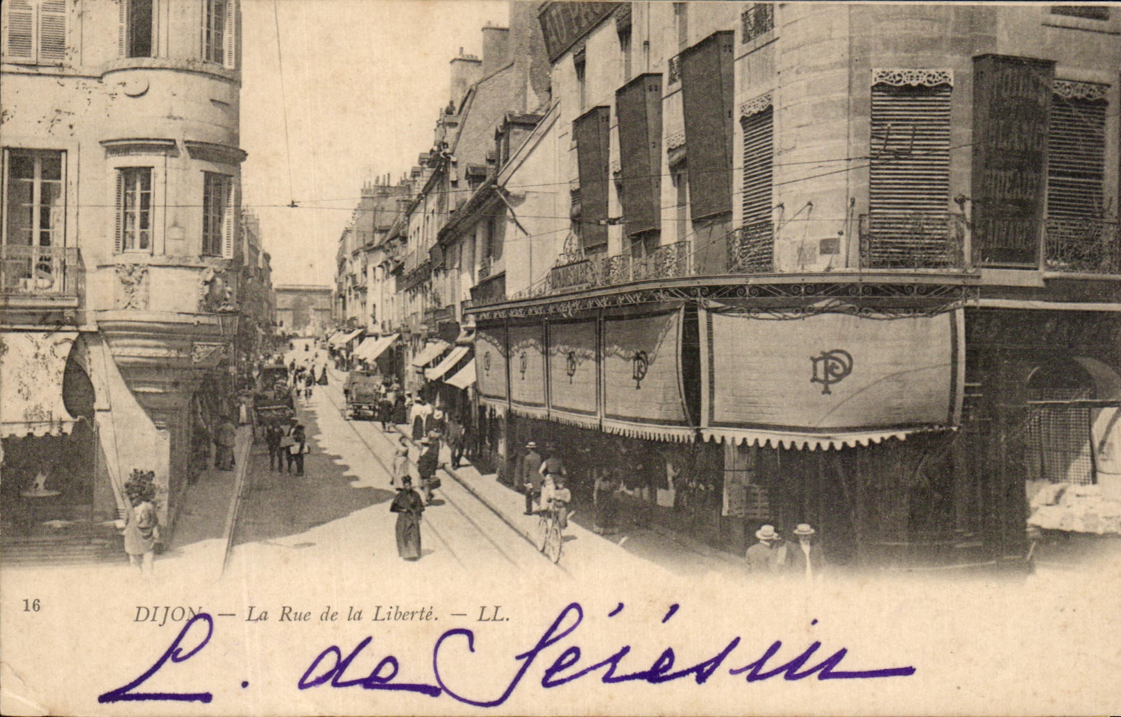 CPA Dijon La Rue de la Liberte