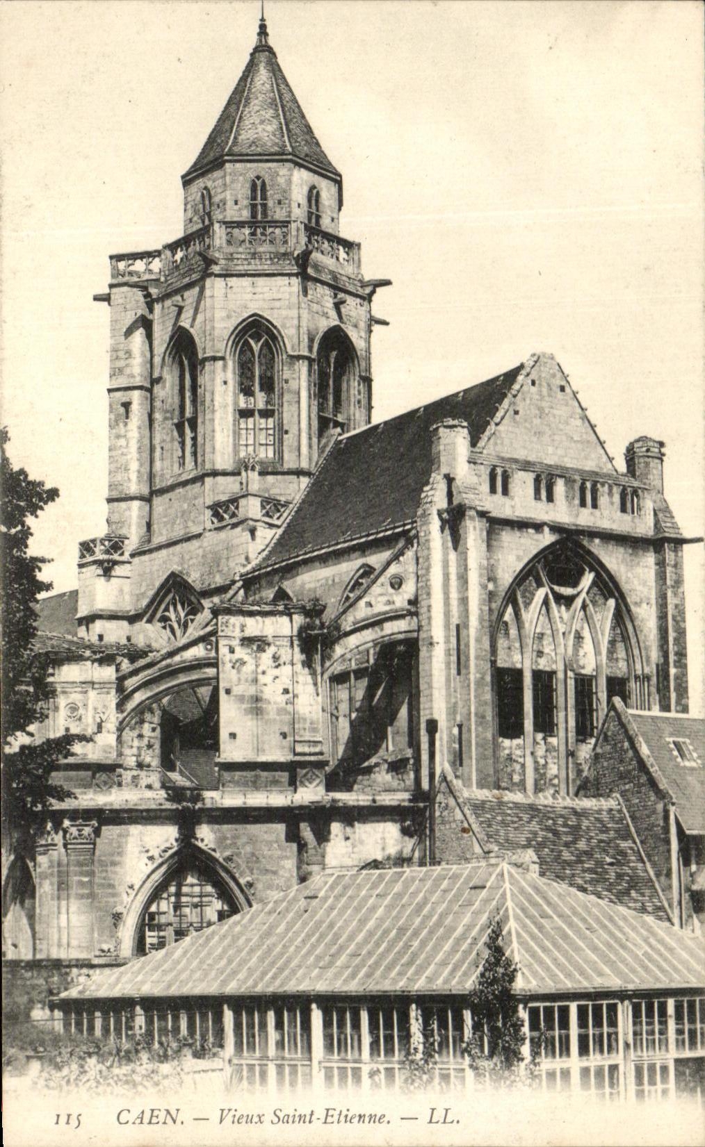 CPA Caen Saint-E'tienne vieja