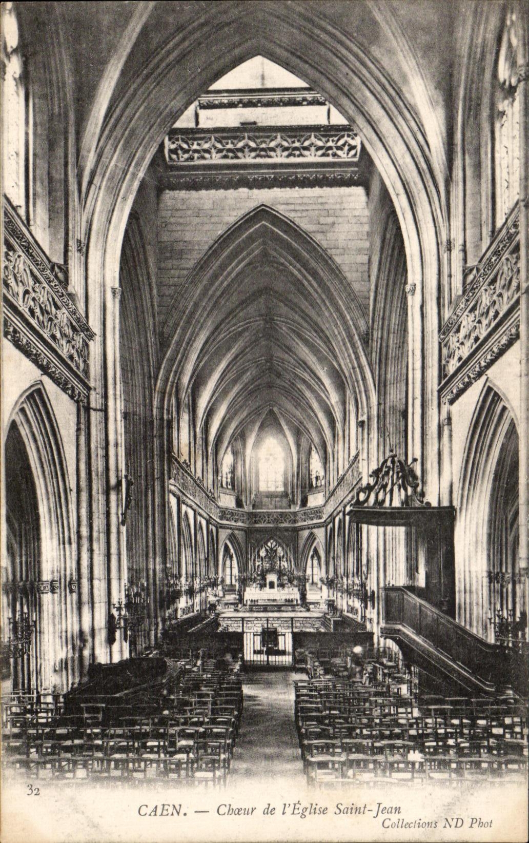 Estribillo de CPA Caen del santo Jean de la iglesia