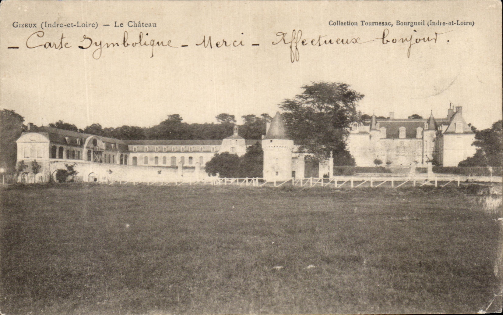 CPA Gizeux Le Chateau 
