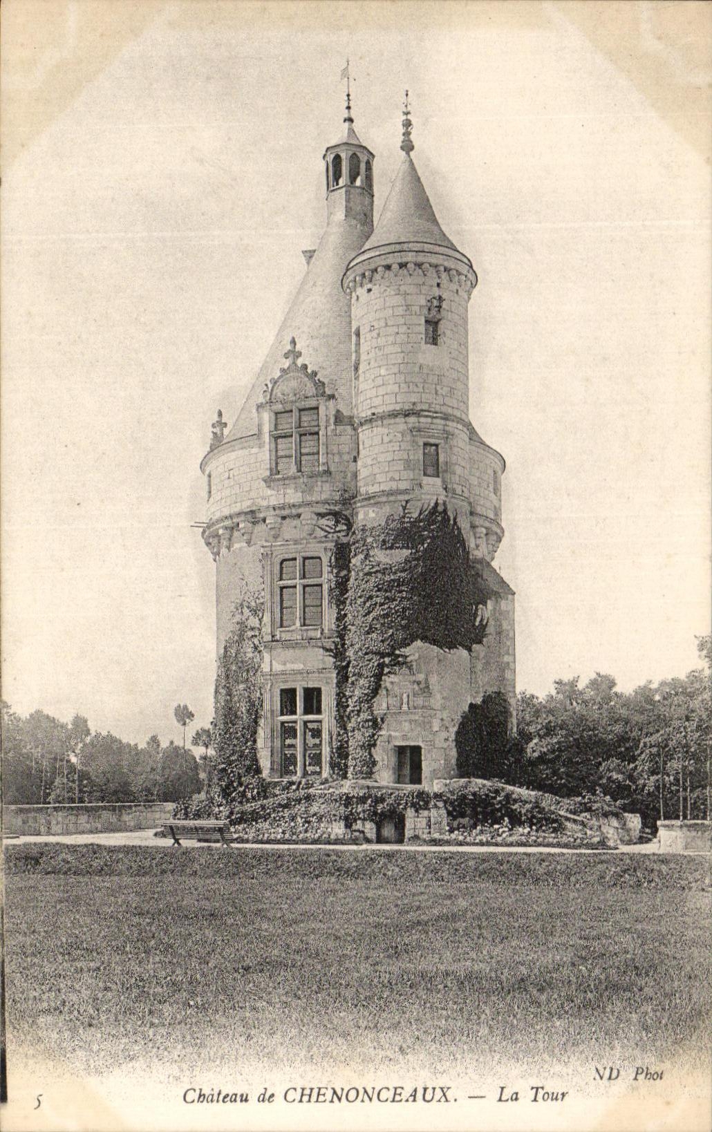 CPA Chateau De Chenonceaux la torre
