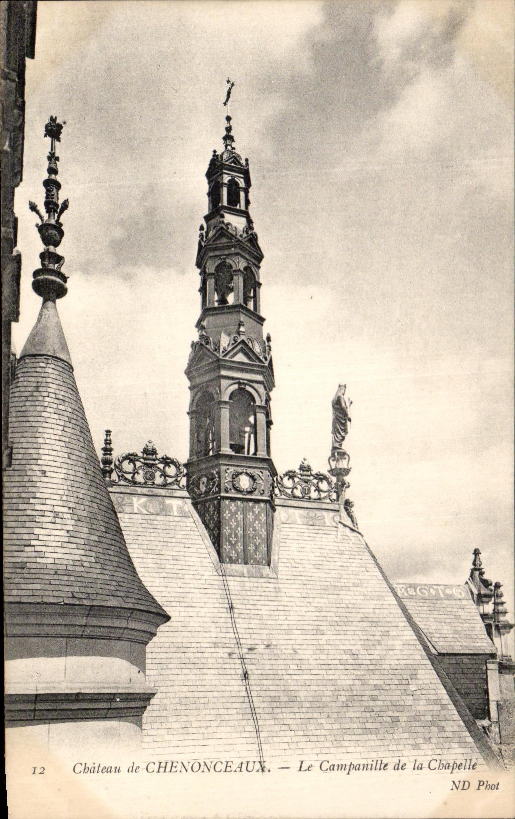 CPA Chateau De Chenonceaux la Campana-torre de la camara acorazada