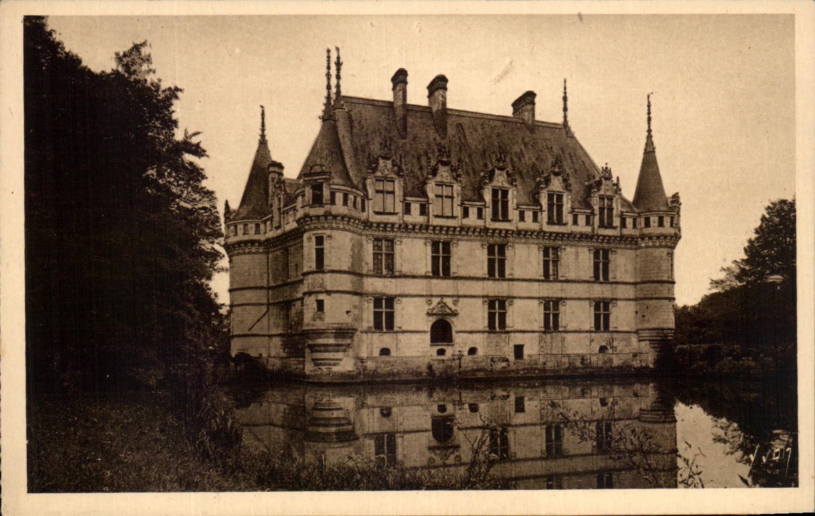 Castillo de CPA Loire ch4ateau de Azay la cortina