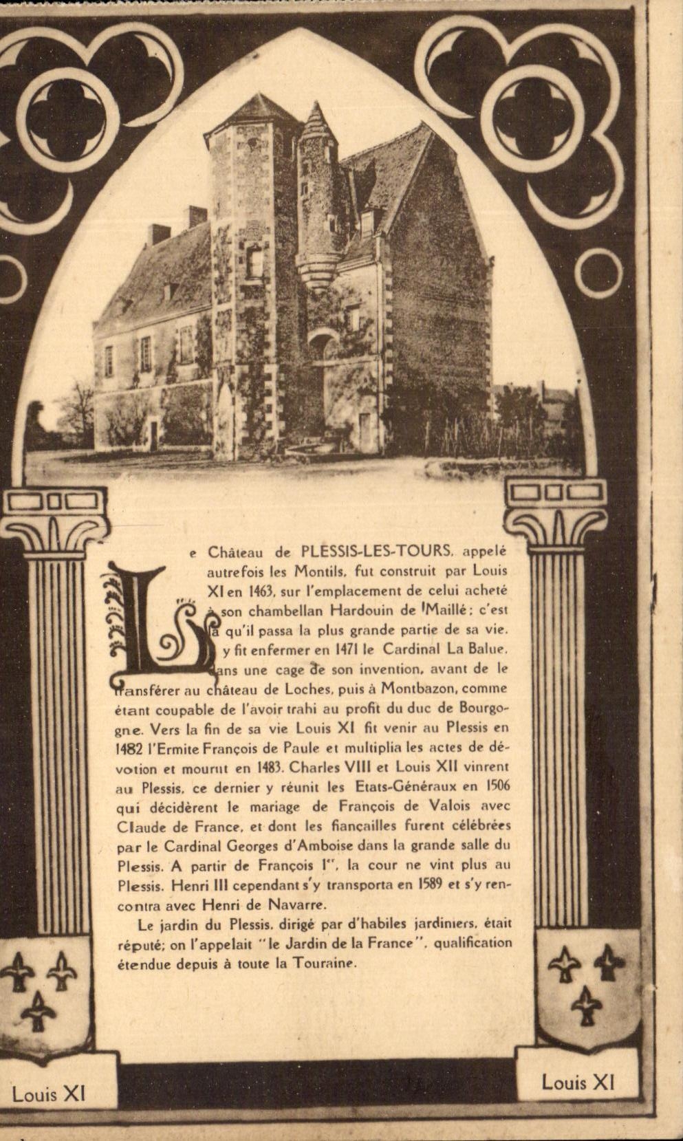 CPA Le Chateau De Plessie Les Tours 