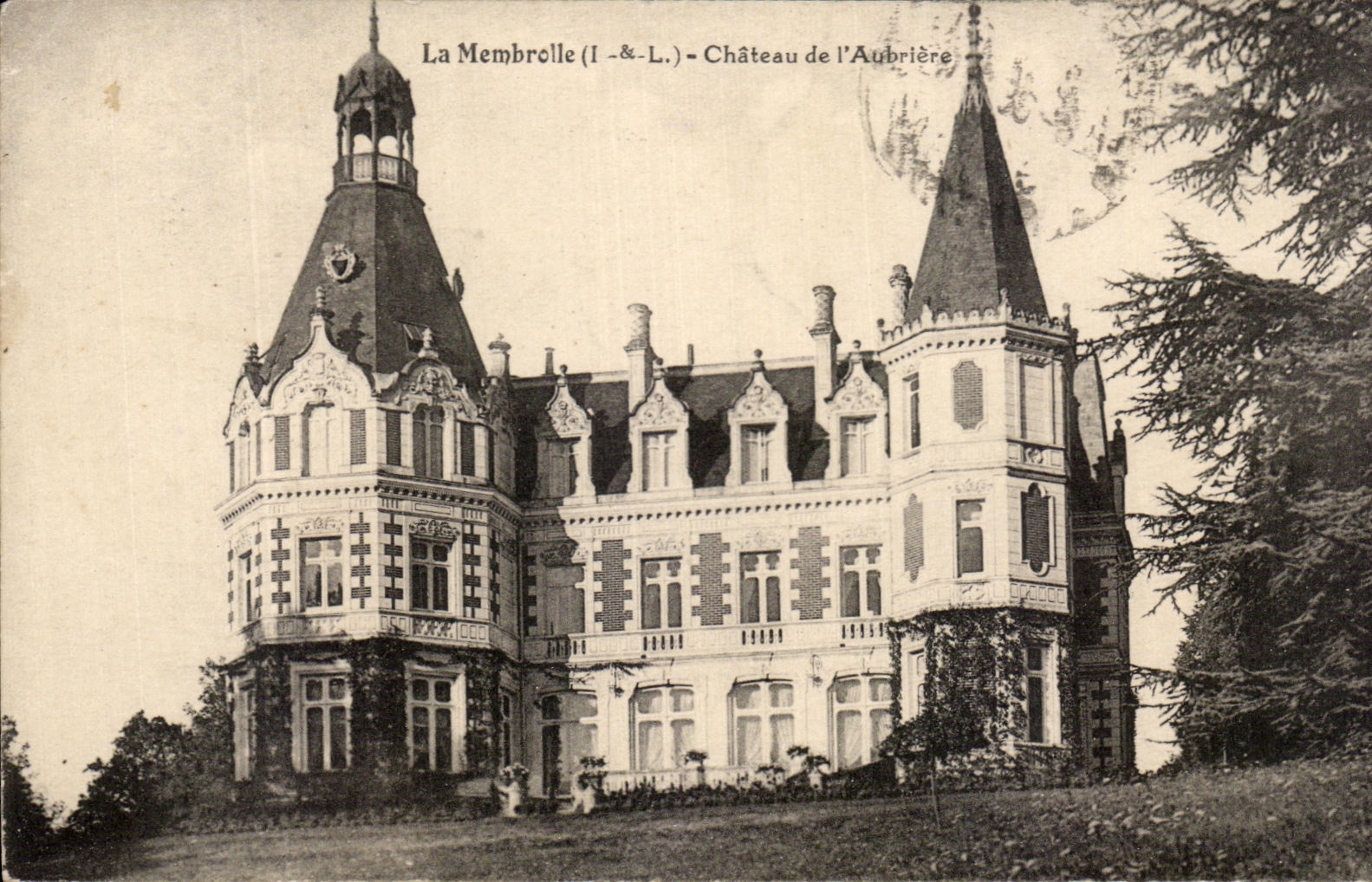 CPA La Membrolle Chateau De l'Aubriere