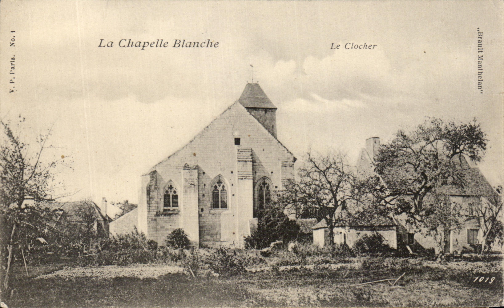 CPA La Chapelle Blanche Le Clocher