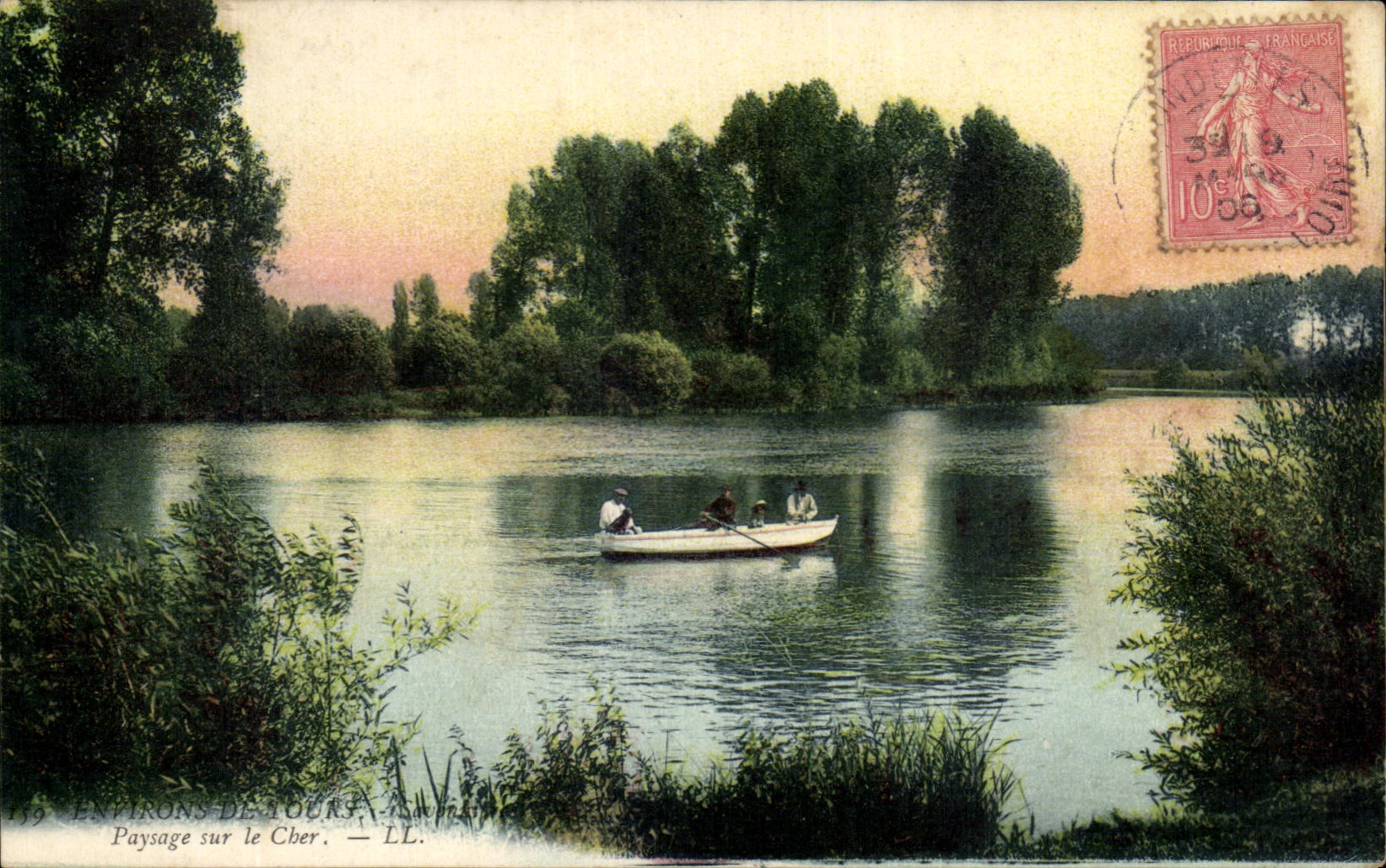 CPA Environs De Tours Paysage Sur Le Cher