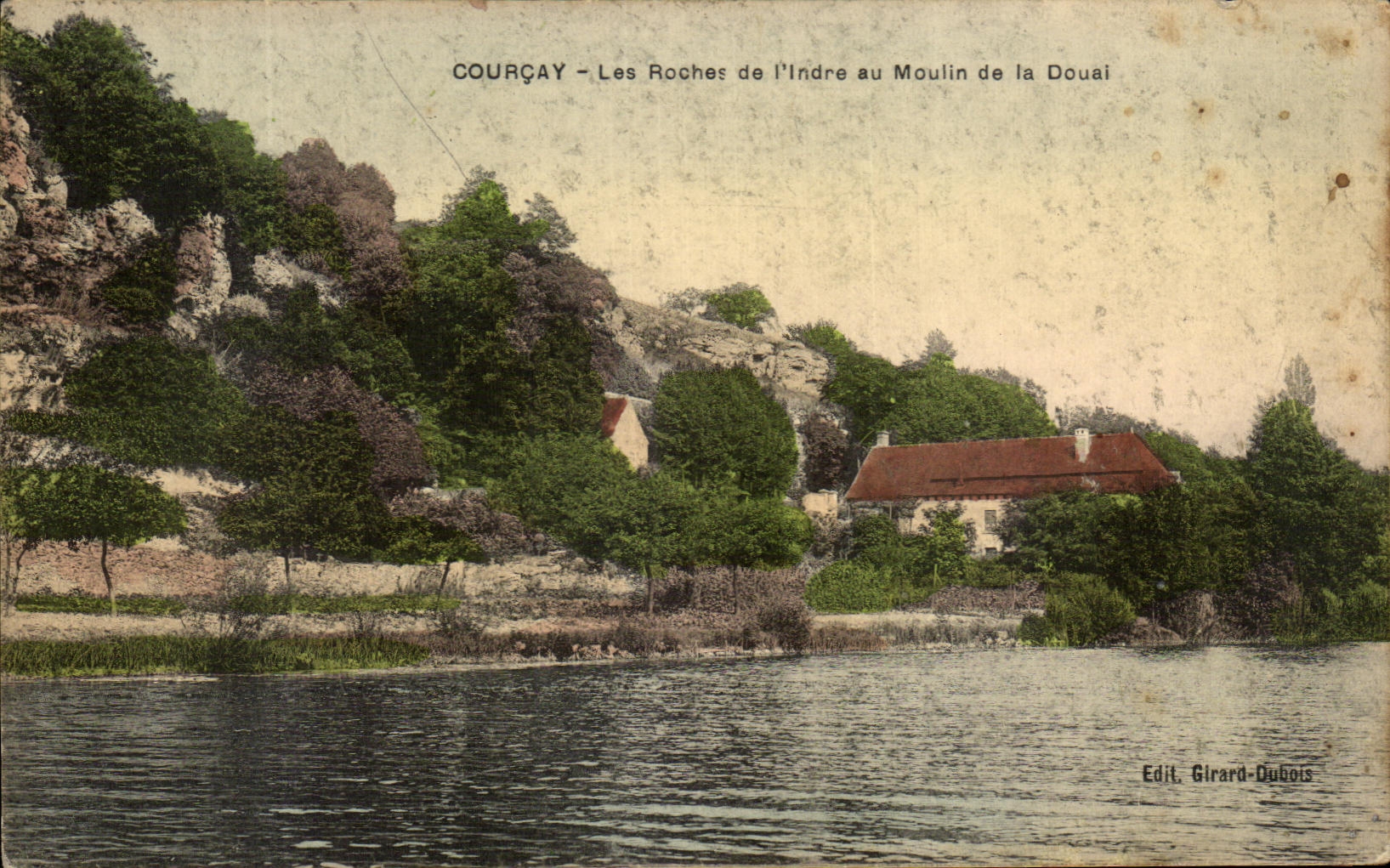 CPA Courcay Les Roches De l'Indre Au Moulin De La Douai