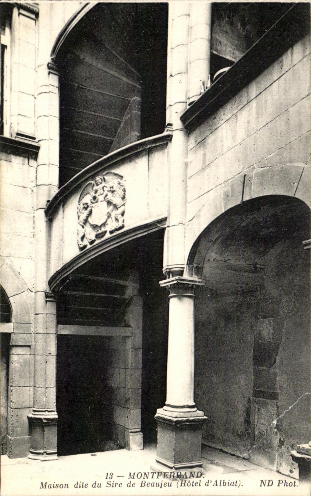 CPA Montferrand House known as of the Lord de Beaujeu Hotel of albiat