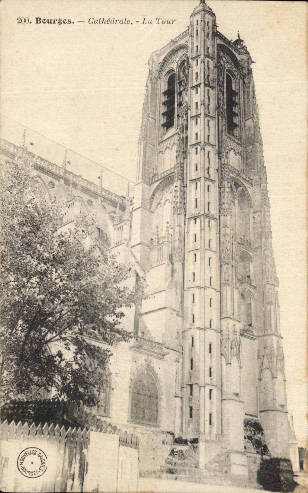 Catedral de CPA Bourges la torre