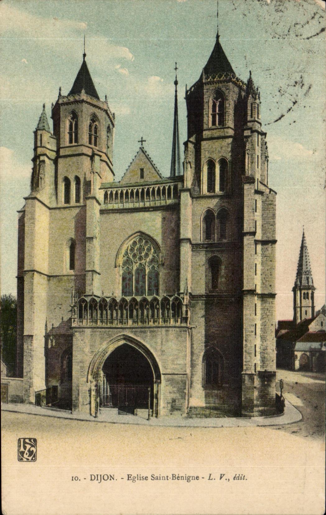 CPA Dijon Church Saint Benign