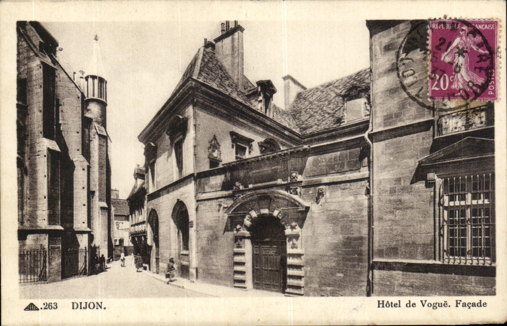 CPA Dijon Hotel of Vogue Frontage