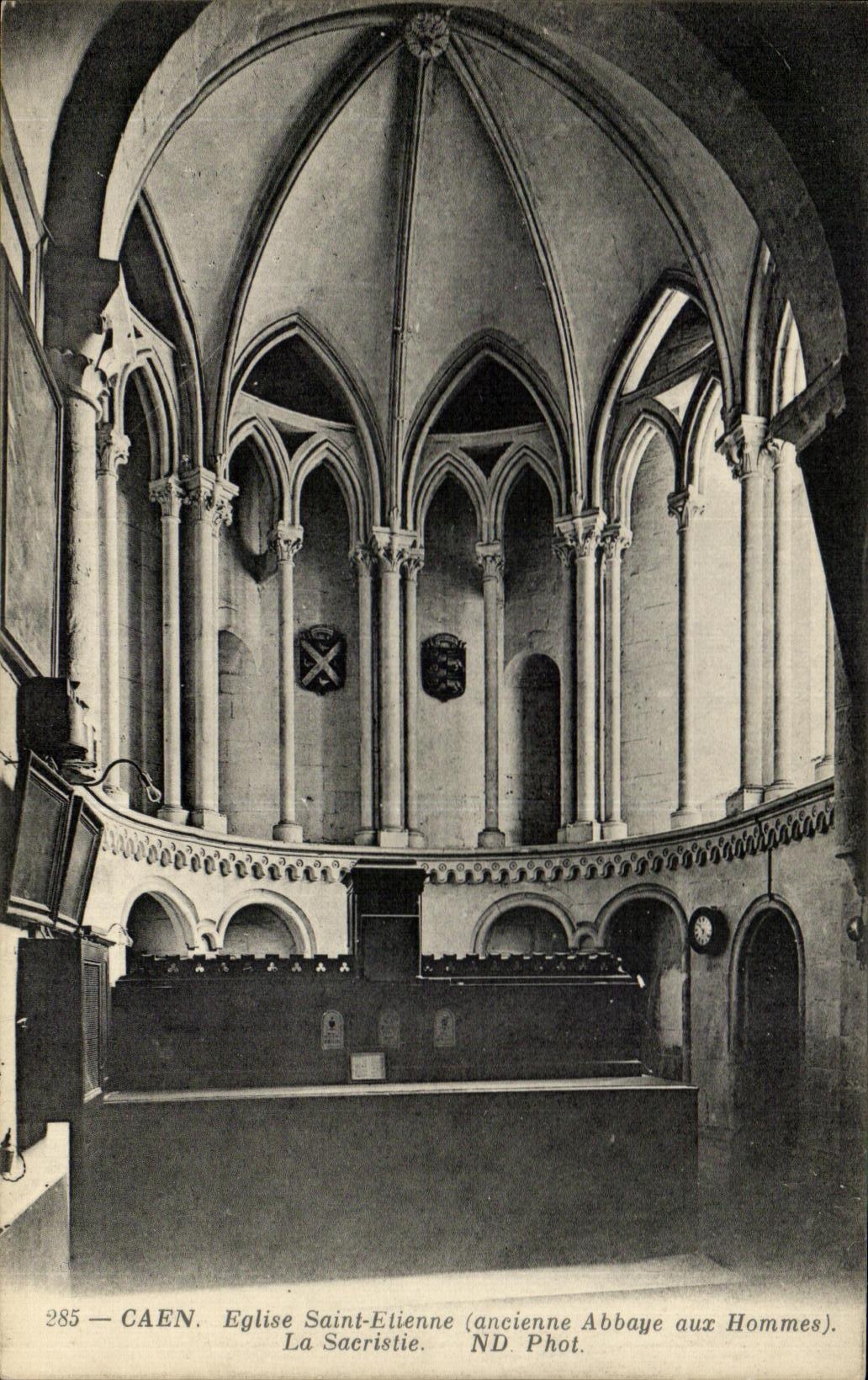 CPA Caen Church Saint Elienne the Sacristy