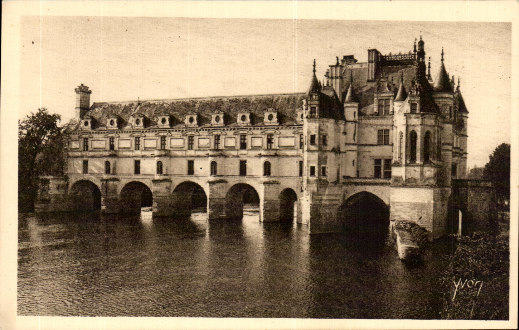 La fachada suave de CPA Francia Loire ch4ateau Chateau De Chenonceaux nortena es