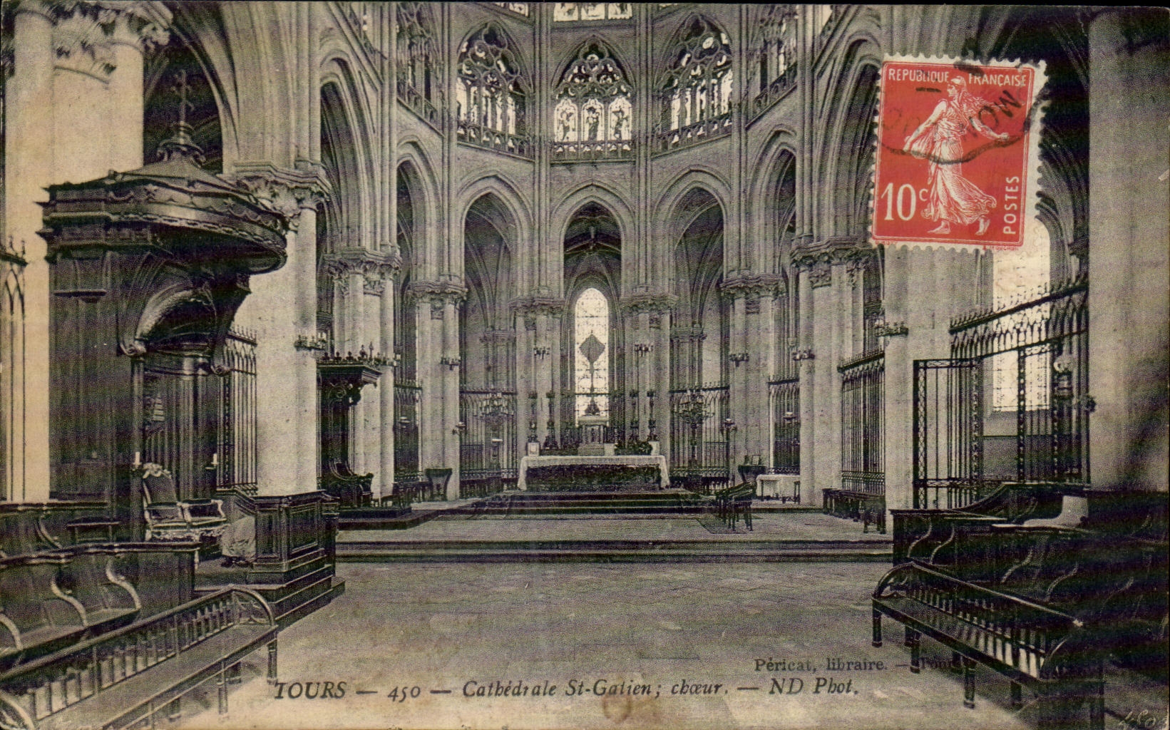 CPA Tours Cathedral St Gatien Chorus