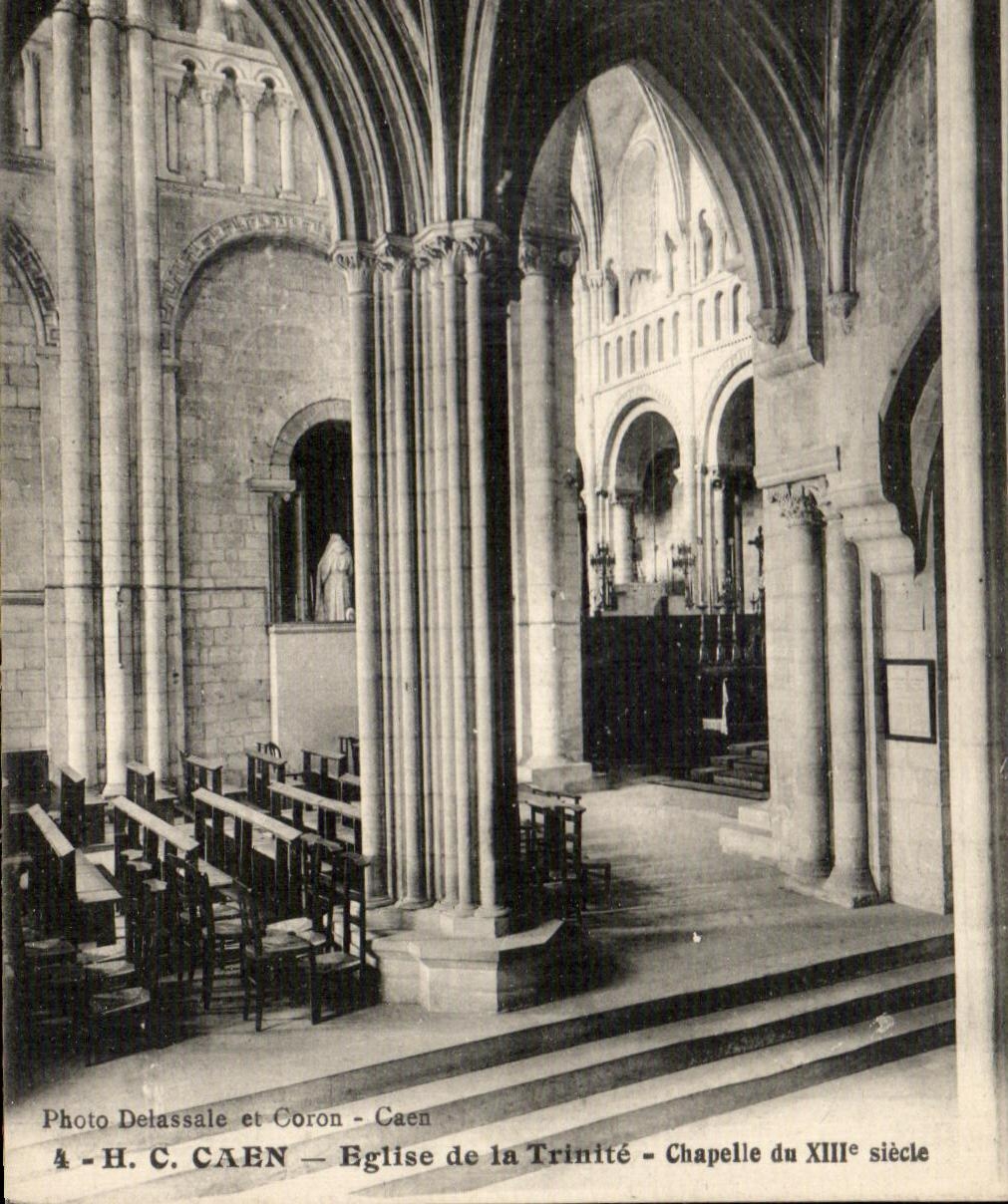 CPA Caen Church of the Trinity Vault of 13th