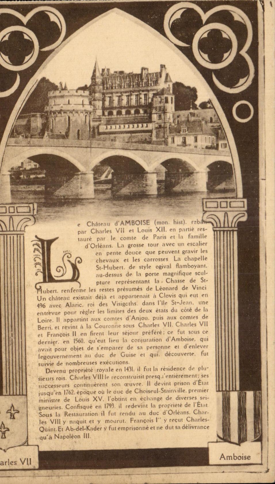 D Amboise de CPA Amboise Chaieau