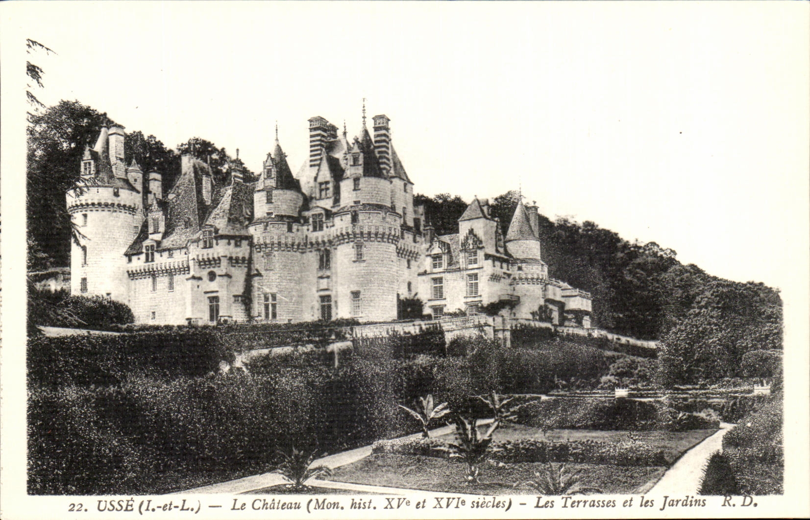 Worn CPA the Castle Terraces and Gardens