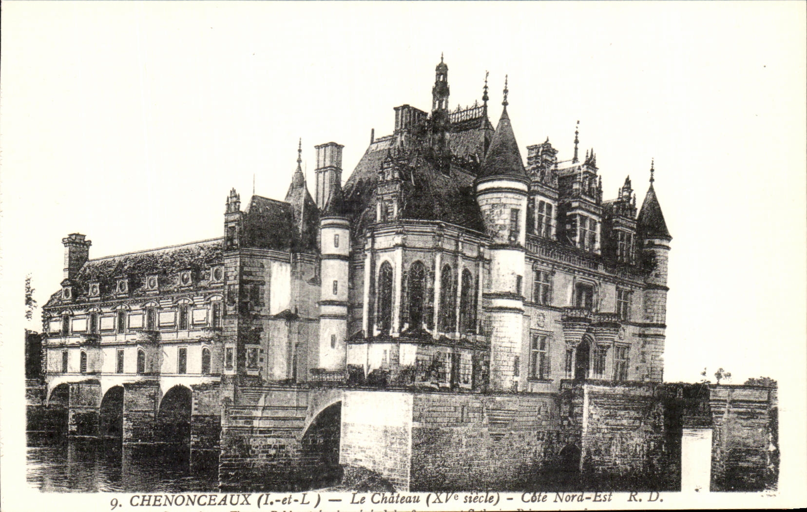 CPA Chenonceaux que el castillo pega norteno es