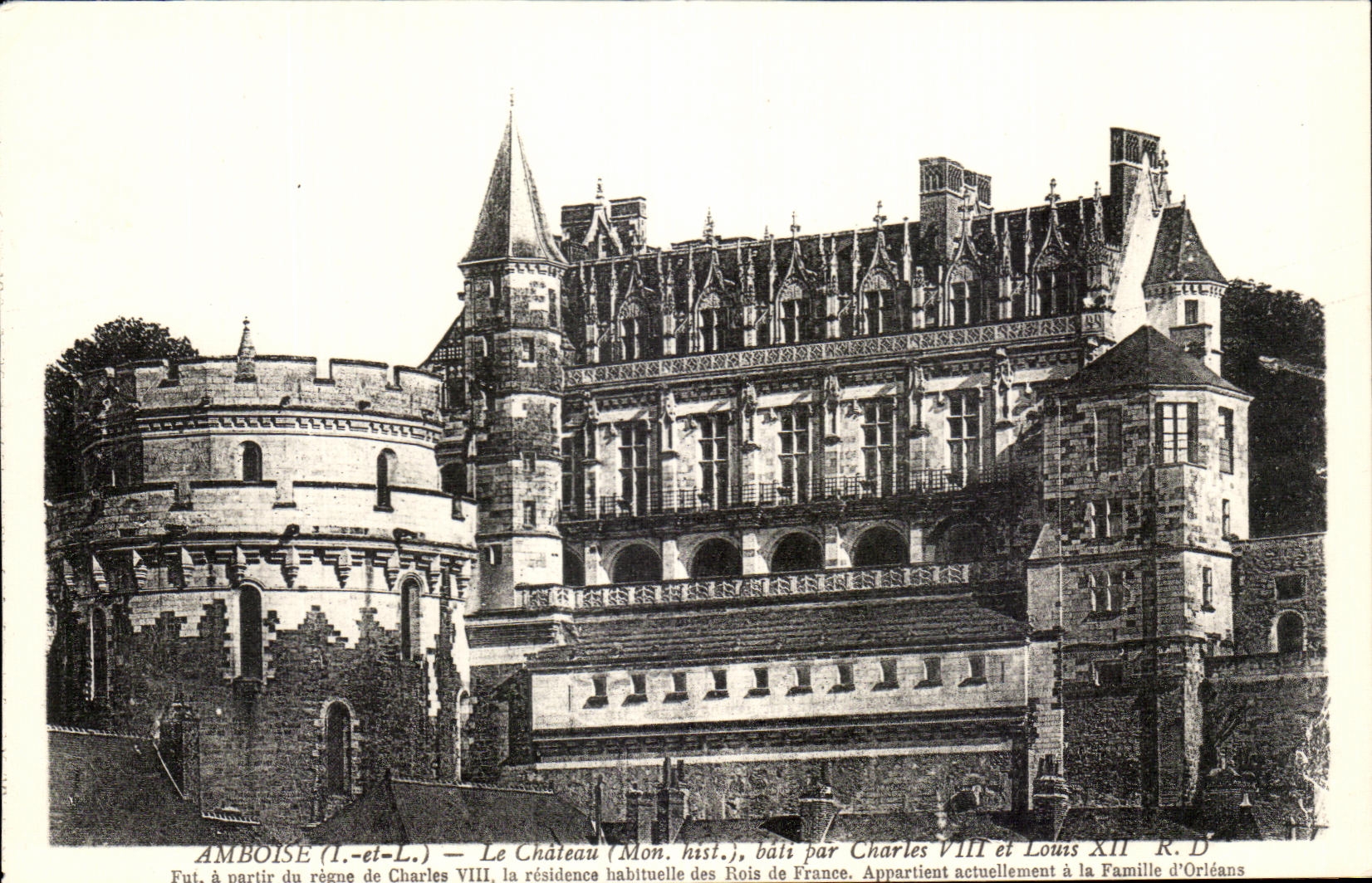 CPA Amboise el castillo por Charles VIII y Louis XII