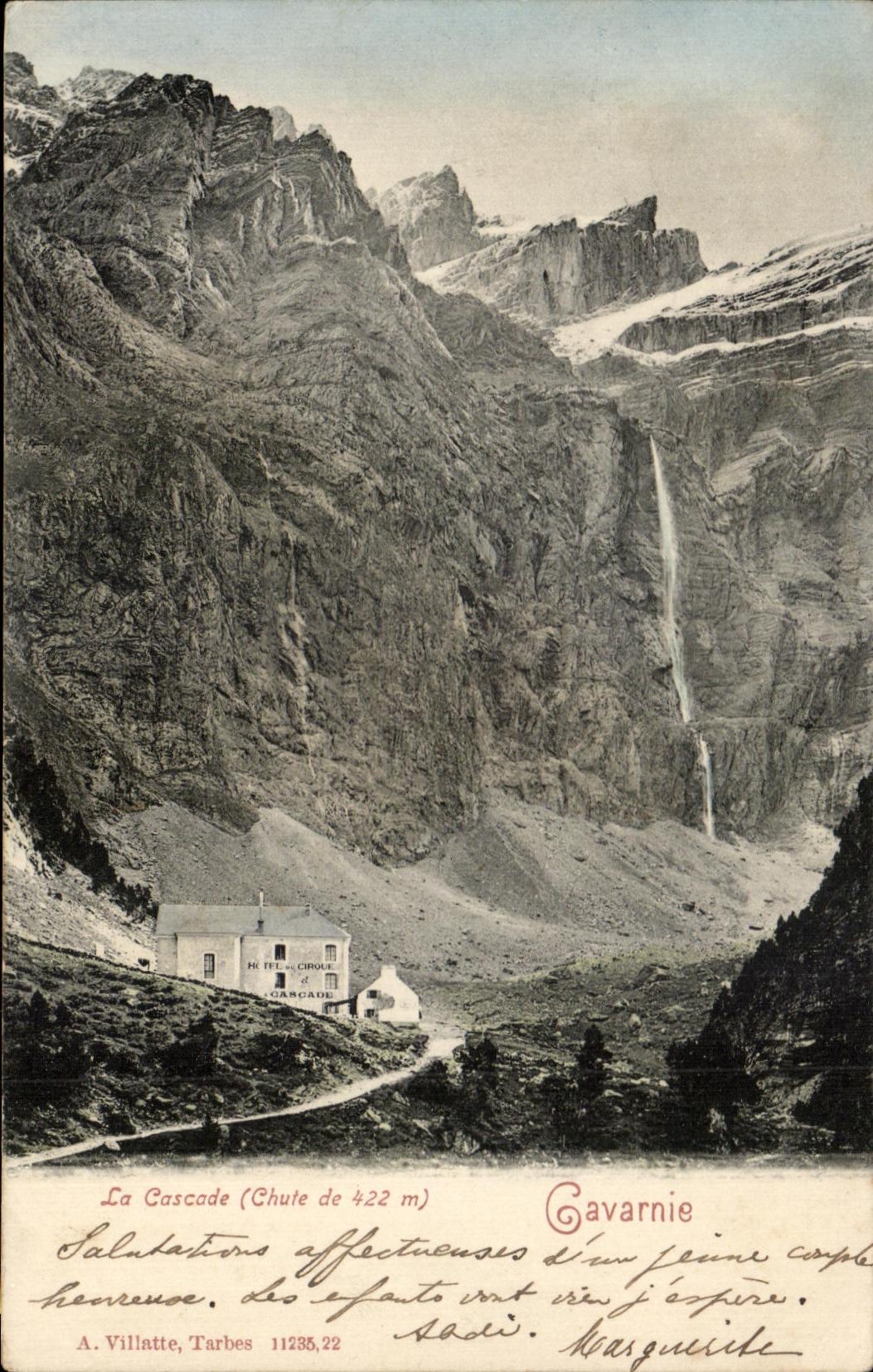 CPA La Cascade Gavarnie 