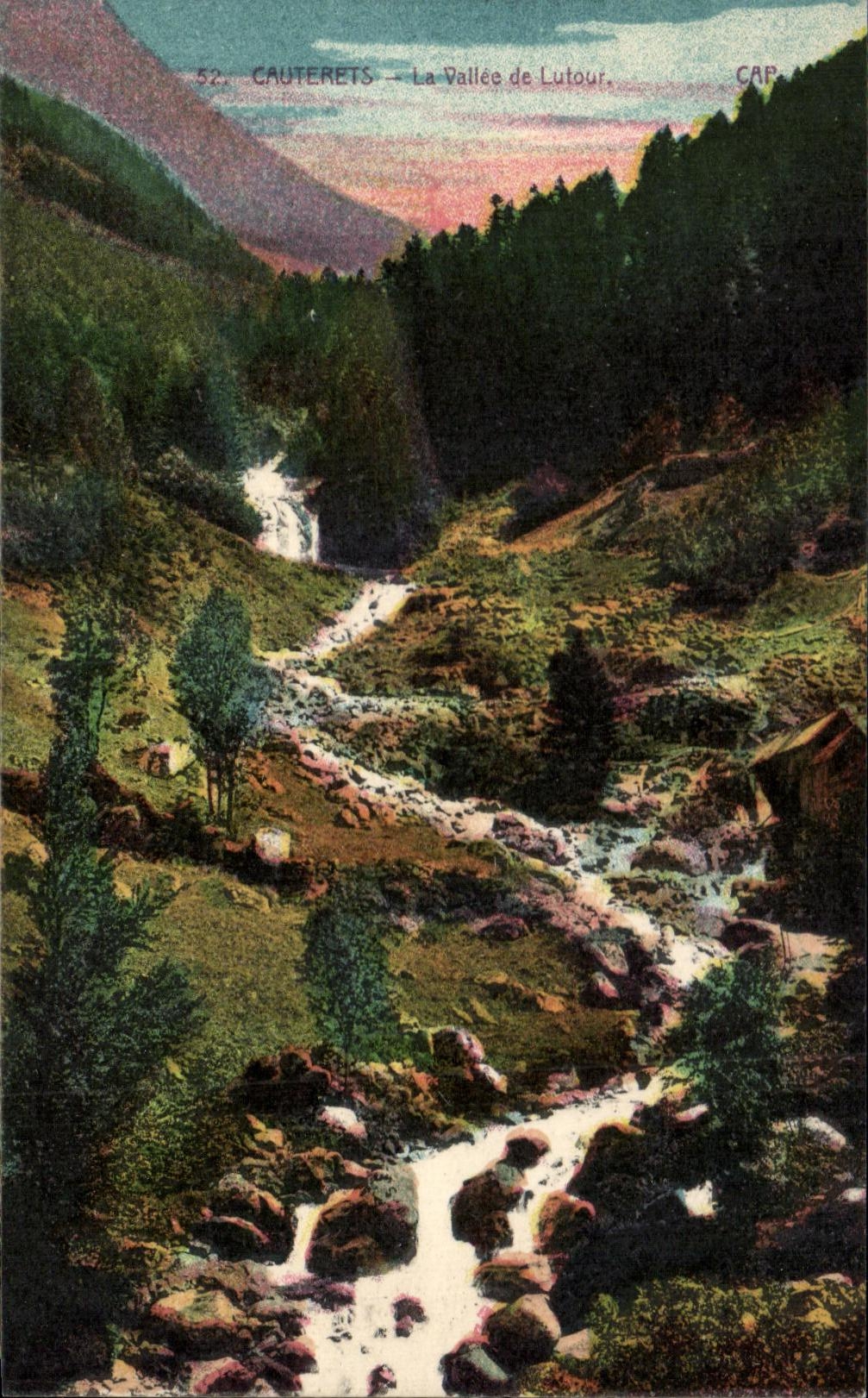 CPA Cauterets the Valley of Lutour