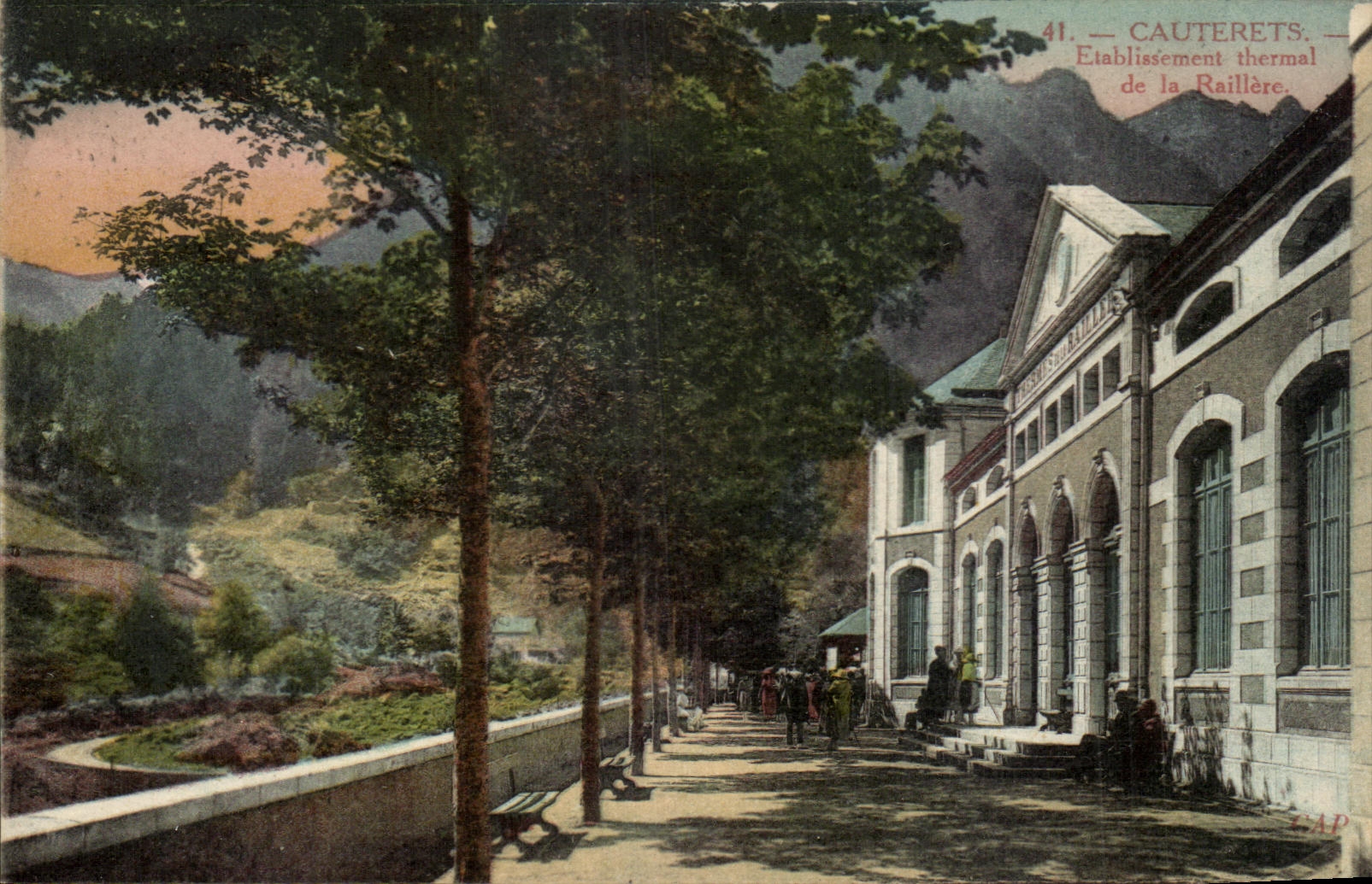 CPA Cauterets Hydropathic establishment of Raillere