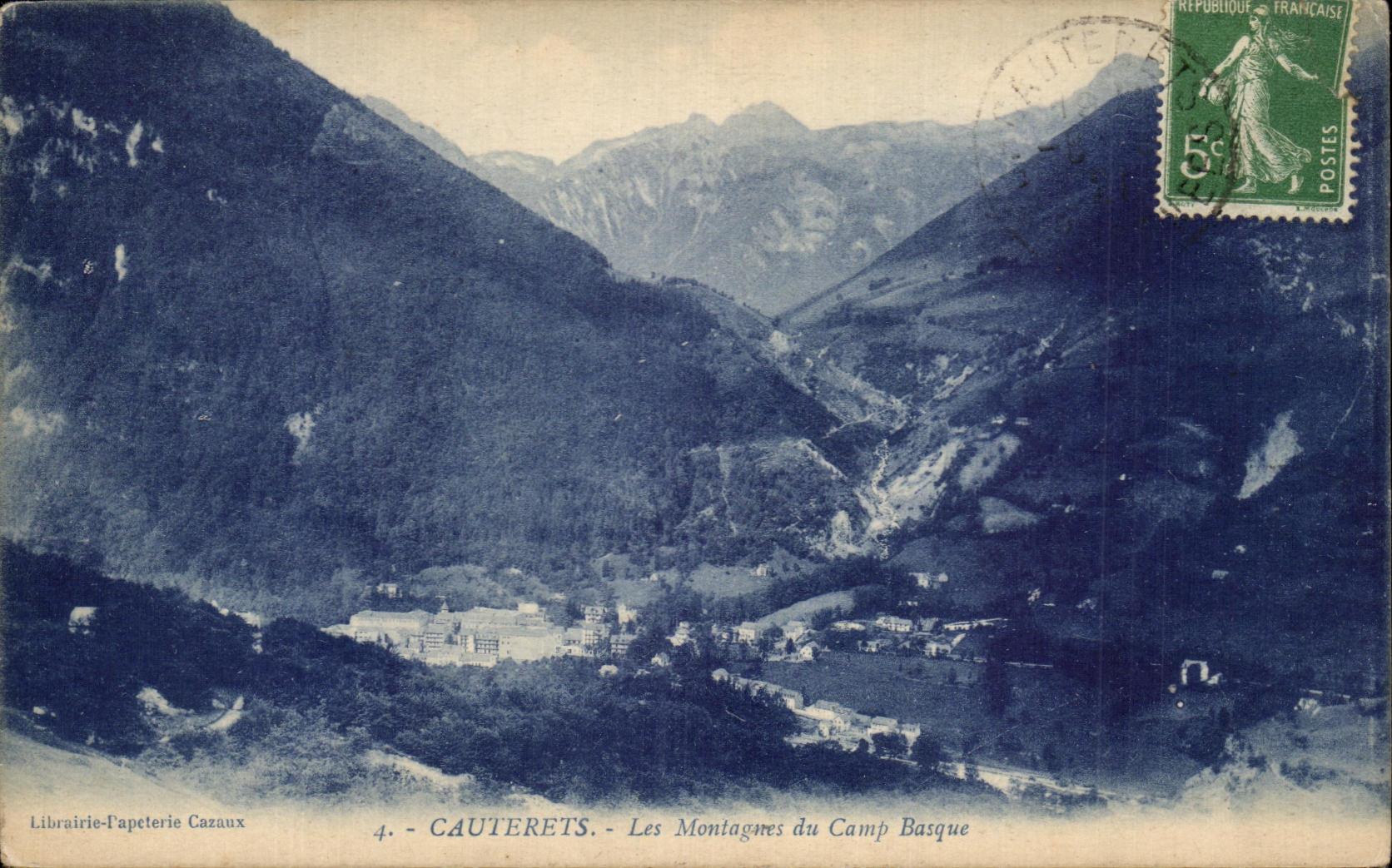 CPA Cauterets Mountains of the Camp Basque