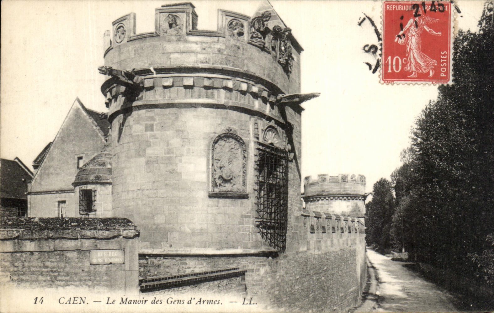 CPA Caen the Manor of the Men-at-arms