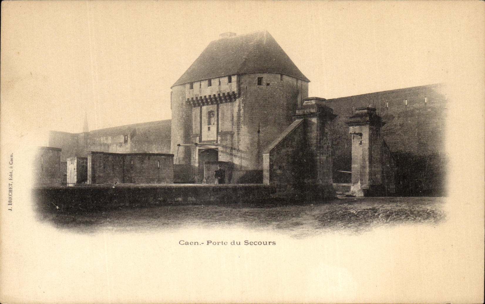 CPA Caen Gate of the Help