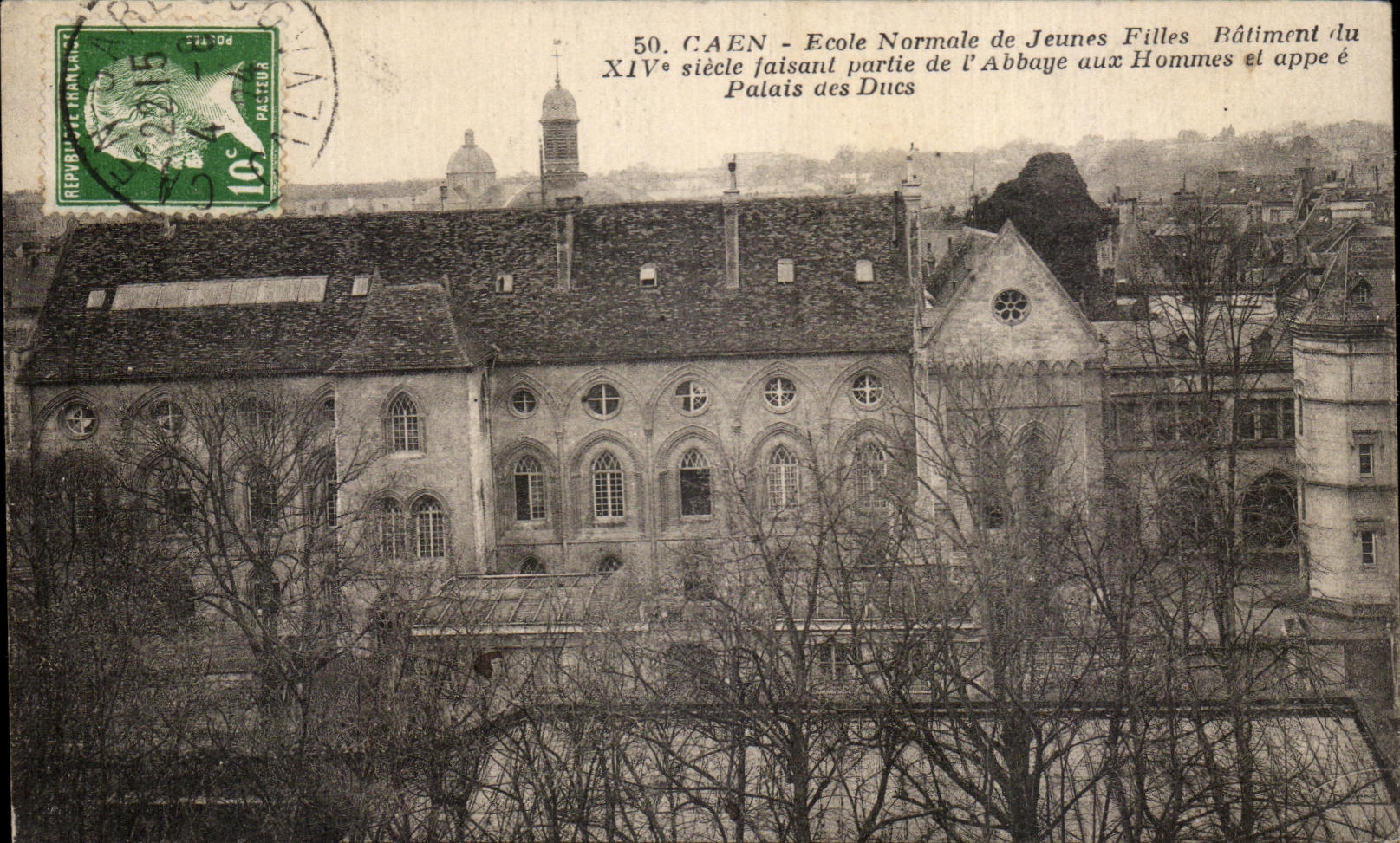 CPA Caen Teacher training school Young girls