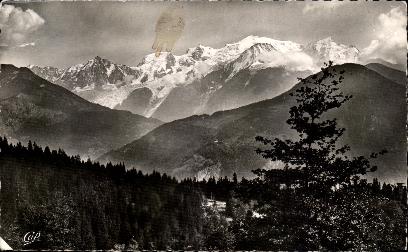 CPA Plate Of ESA Mont Blanc