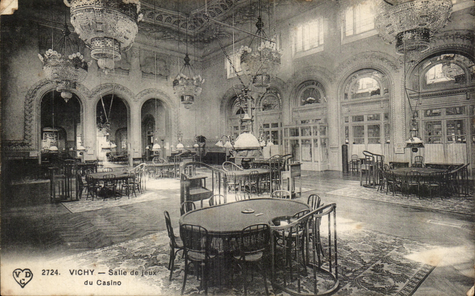 CPA Vichy Salle De Jeux Du Casino