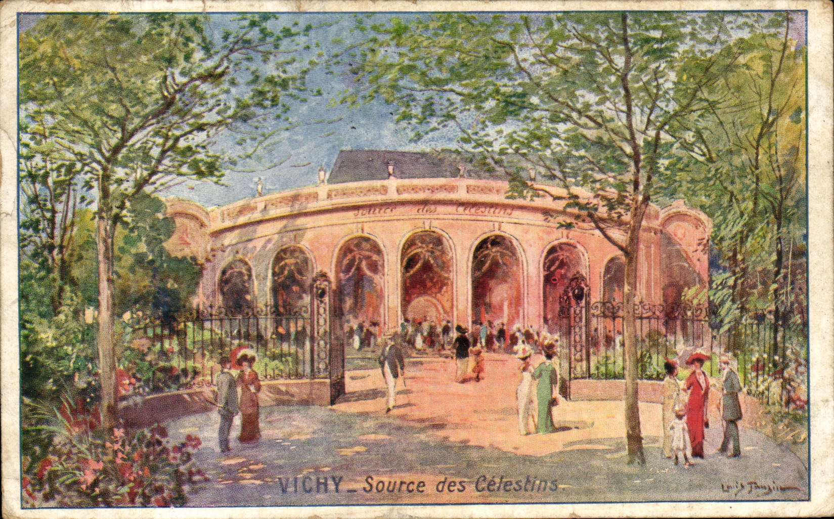 CPA Vichy Source Des Celestins