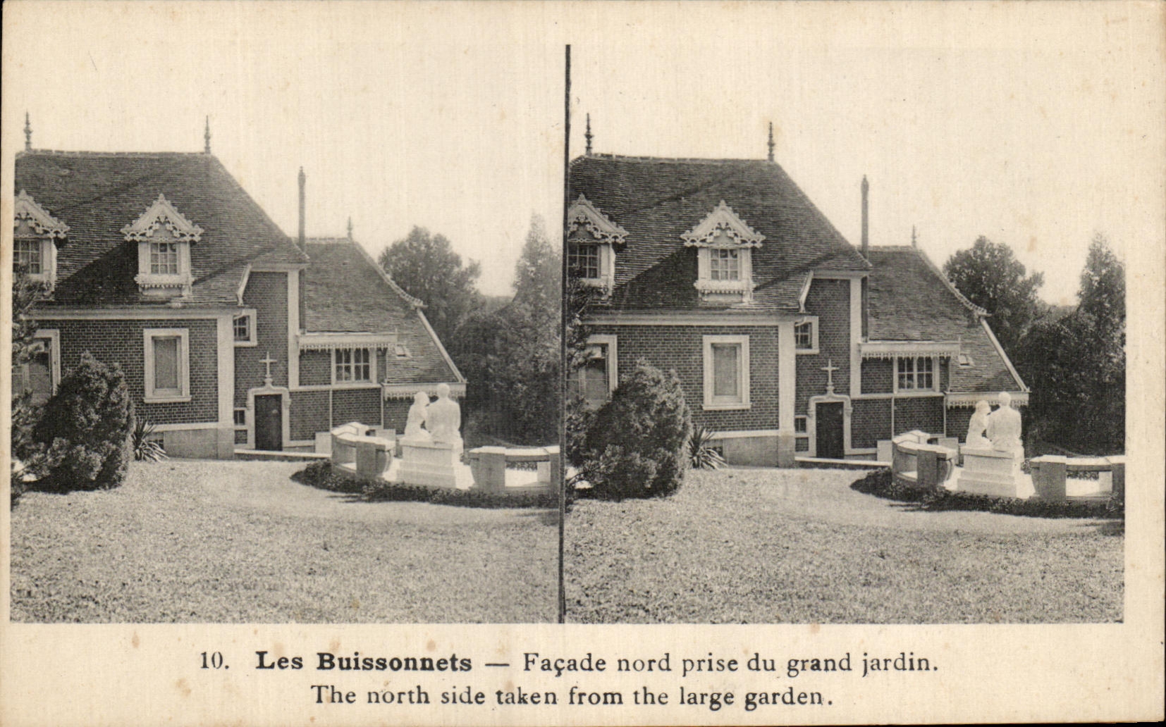 CPA Northern Buissonnets Frontage Catch Of the Large Lisieux Garden