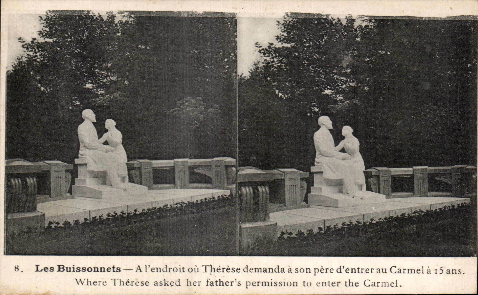 CPA Buissonnets Therese Demanda have Her Lisieux Father