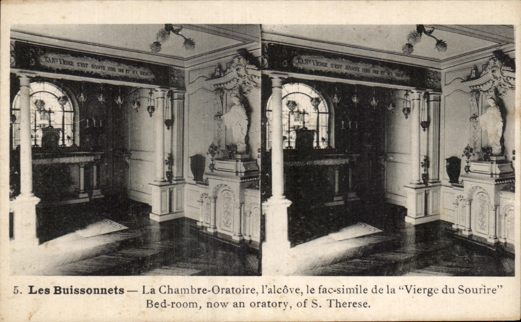 CPA Buissonnets the Room Oratorical the Lisieux alcove